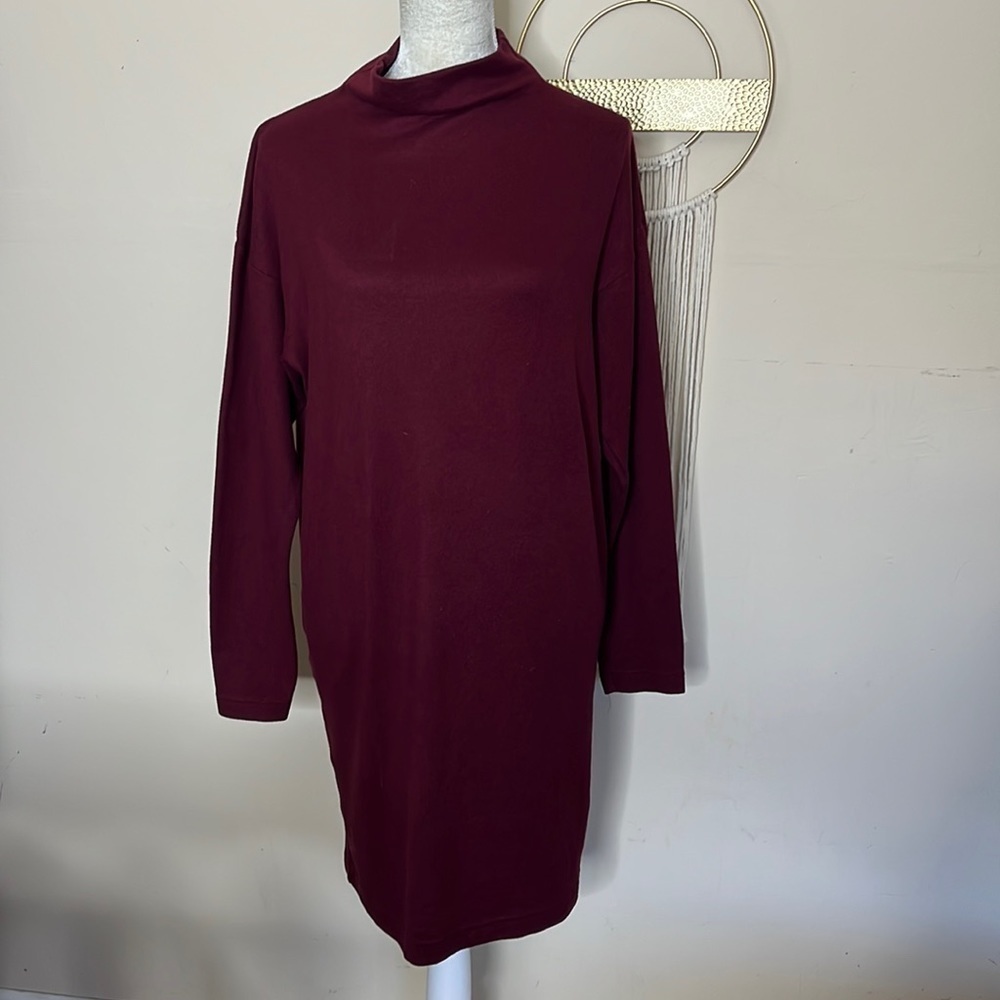 Uniqlo Mock Neck Tunic Dress